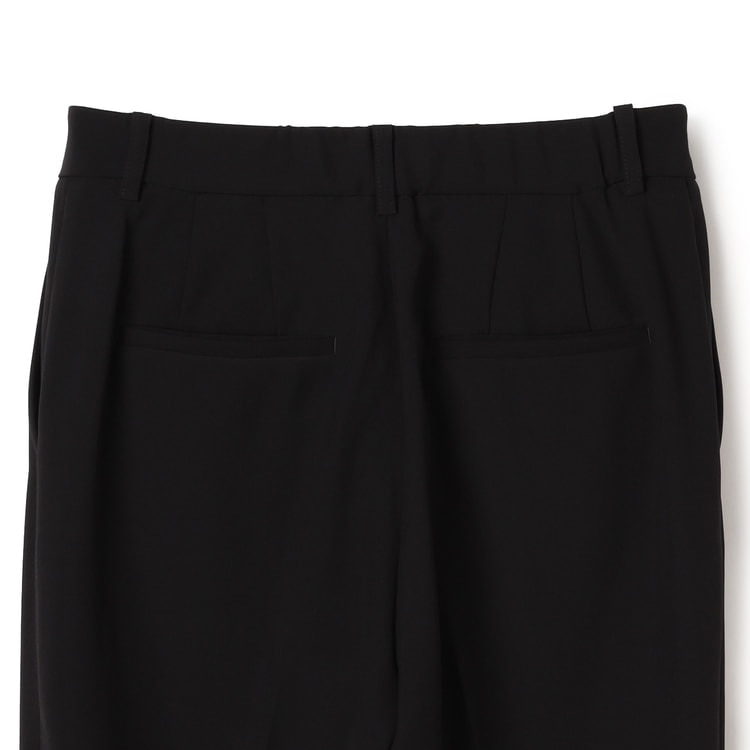 パウダリーストレッチ黒 ワイドパンツ セットアップ着用可【AOKI