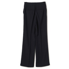≪Oggi4月号掲載≫ パウダリーストレッチ紺 ワイドパンツ セットアップ着用可