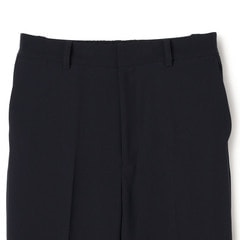 ≪Oggi4月号掲載≫ パウダリーストレッチ紺 ワイドパンツ セットアップ着用可