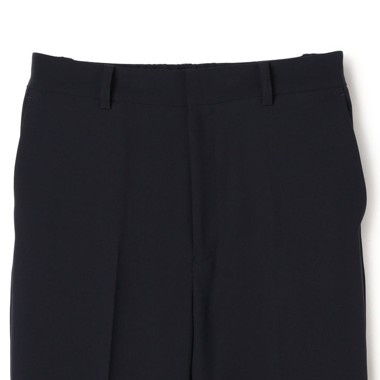 ≪Oggi4月号掲載≫ パウダリーストレッチ紺 ワイドパンツ セットアップ着用可