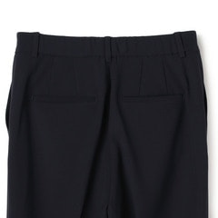 ≪Oggi4月号掲載≫ パウダリーストレッチ紺 ワイドパンツ セットアップ着用可