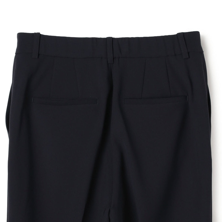 ≪Oggi4月号掲載≫ パウダリーストレッチ紺 ワイドパンツ セットアップ着用可