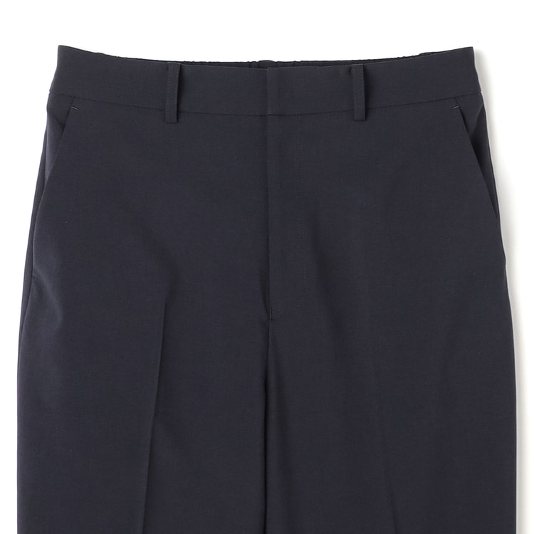 リランチェストレッチ紺 クロップドパンツ セットアップ着用可【AOKI