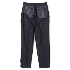 リランチェストレッチ紺 クロップドパンツ セットアップ着用可【AOKI