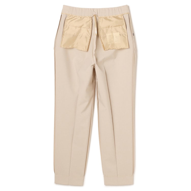 リランチェストレッチ ベージュ クロップドパンツ セットアップ着用可