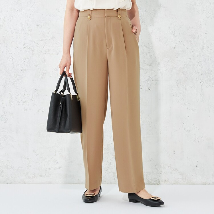 特別セール商品】【WEB限定商品】MERYコラボ タックワイドパンツ