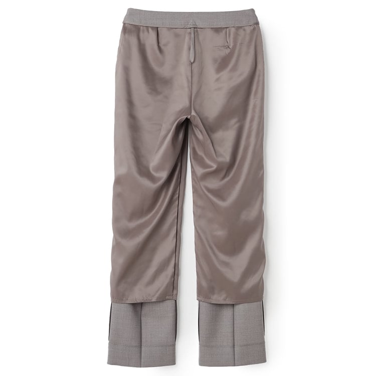 ハイクオリティウールストレッチ ストレートパンツ セットアップ