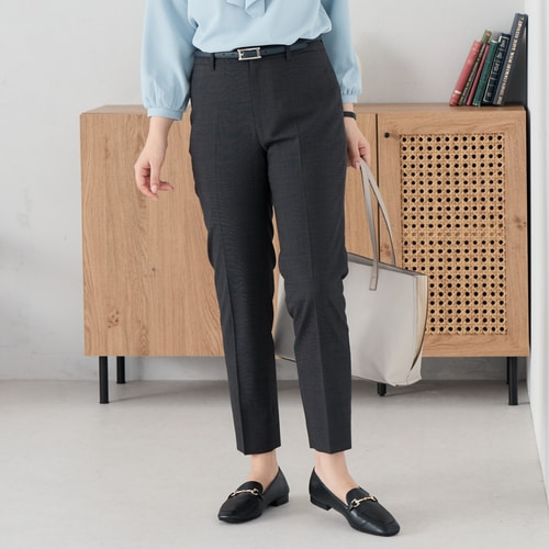 AOKI レミュー パンツ スーツ プレシャス ブラック 上 LL 下 L 黒無地 洗える ストレッチスーツ LES MUES スリム【AOKI公式通販】