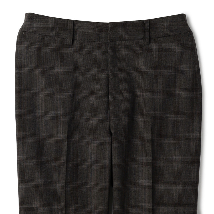 極美品　洗えるキレイスーツ 360°キレイ パンツ　セットアップ 茶 洗える360°キレイスーツ 茶 ストレートパンツ セットアップ着用