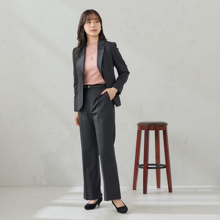 360°キレイスーツ ハイクオリティウール ストレートパンツ