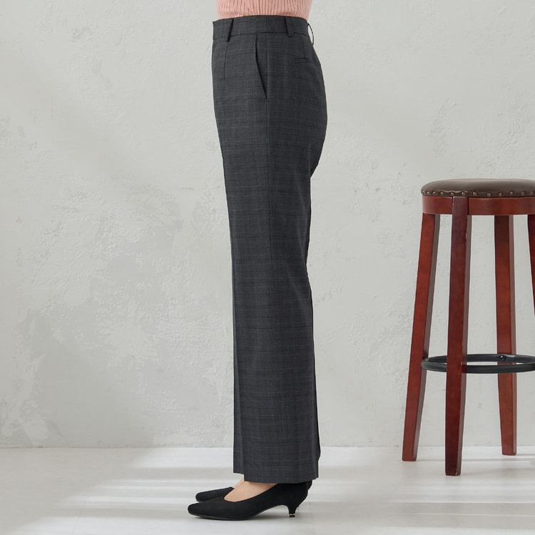 360°キレイスーツ ハイクオリティウール ストレートパンツ グレー