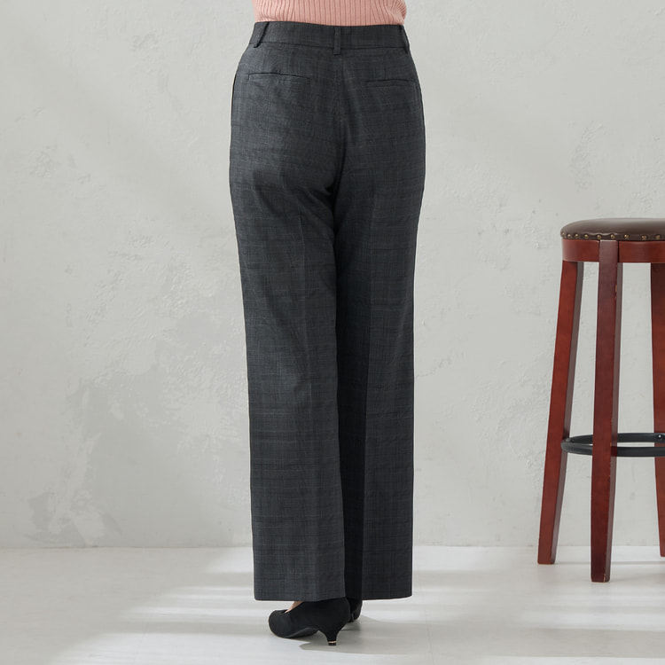 360°キレイスーツ ハイクオリティウール ストレートパンツ グレー