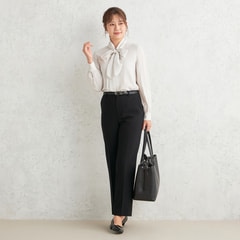 2wayストレッチ ストレートパンツ 黒 セットアップ着用可【AOKI公式通販】