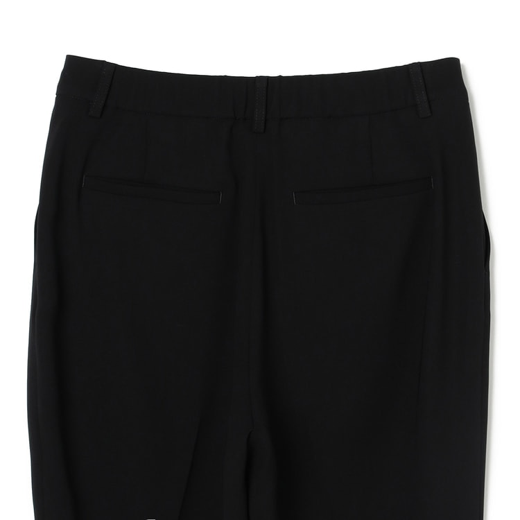 パウダリーストレッチ 黒 クロップドパンツ セットアップ着用可【AOKI