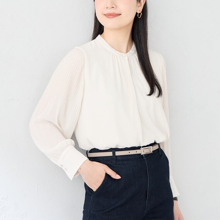 ≪Oggi12月号掲載≫ ワイドストレートデニム 紺【AOKI公式通販】