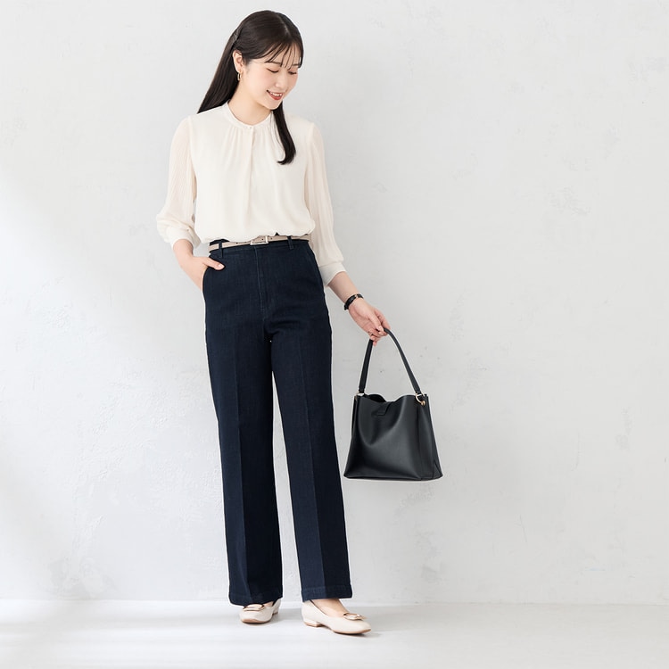 \"URA 《温羅》 GOLF\" ISP岡山デニム ストレッチJAPAN MADE やさしい暮らしの店 by 毎日が発見【岡山デニム】脇ゴム