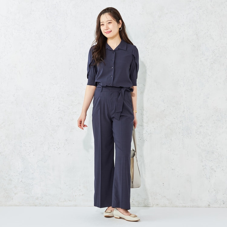 アメリヴィンテージ セットアップ ブラウス 総柄 長袖 ワイドパンツ 茶 紺 Ameri VINTAGE（セット/コーデ）のフリマアイテム一覧