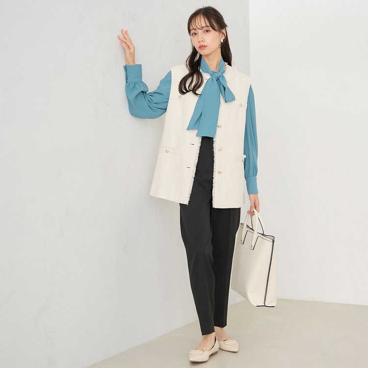 AOKI パンツスーツ 美品 入社式 バレリーナパンツ 黒【AOKI公式通販】