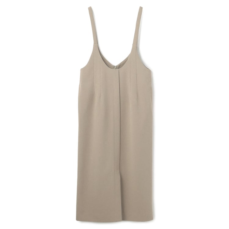 UV protection Stretch Jumper Skirts Beige Mix & Match Wearable