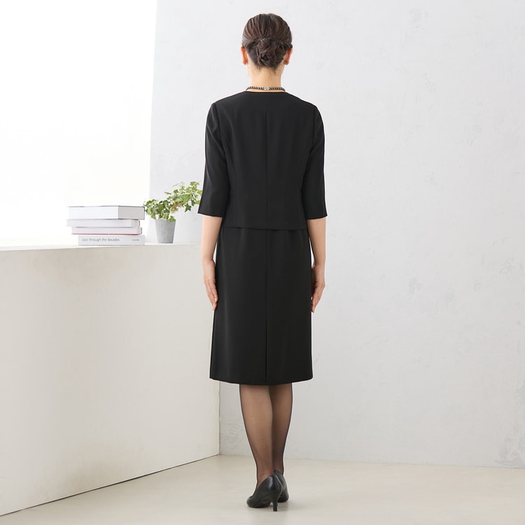 ノーベルサテンGZレースボレロ付ワンピース