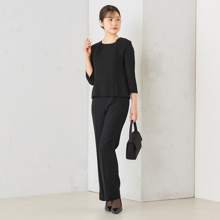 洗える ストレッチ フォーマルパンツ セットアップ着用可