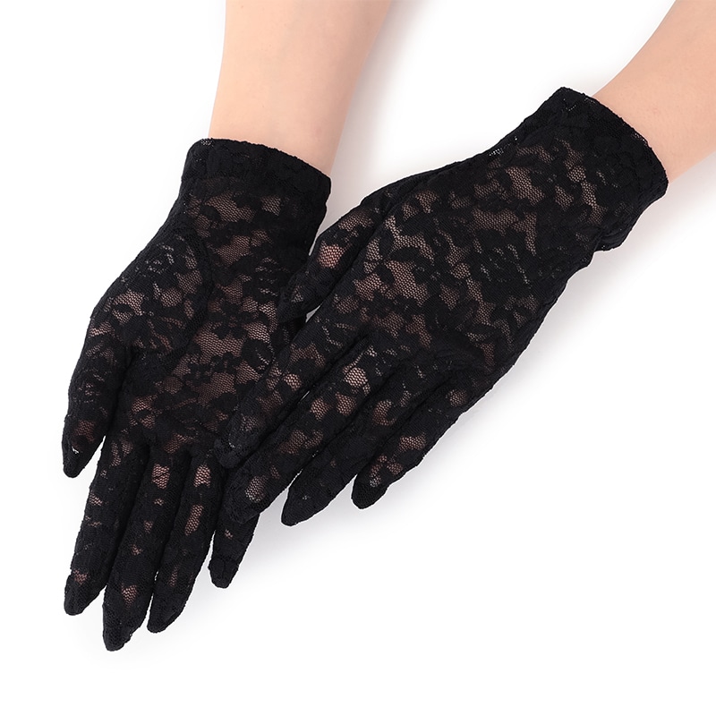 フォーマル手袋 黒 総レース柄 スーツのaoki公式通販