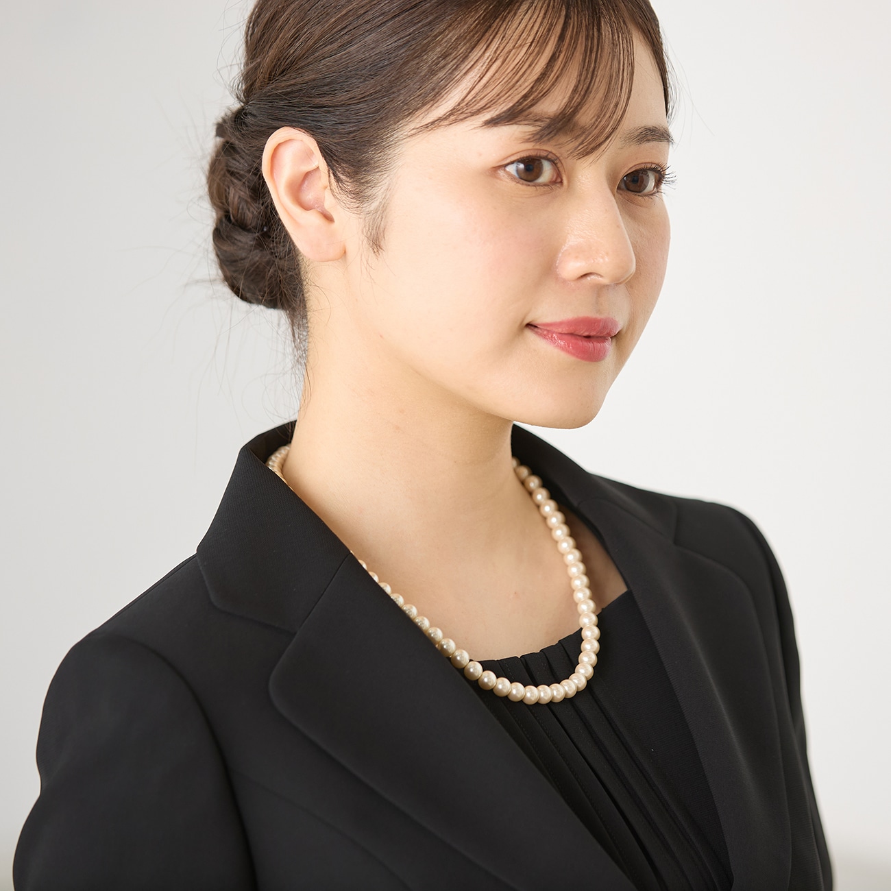 ロングタイプ 慶弔両用 マグネット式ガラスパールネックレス ロングタイプ 慶弔両用 マグネット式ガラスパールネックレス