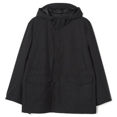 other - ユキエモン タグ付き おはよう柄マウンテンパーカー 1190010 M 黒 L＆Wデザイン】イタリア生地 ストレッチ TAPOKE マウンテン
