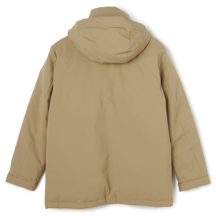 L＆Wデザイン】はっ水 フード取り外し可能 ハイブリットダウンパーカー