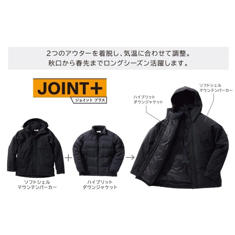 L＆Wデザイン】JOINT+ ソフトシェルマウンテンパーカー 別売り