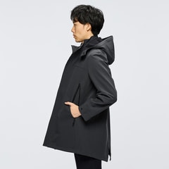 【L＆Wデザイン】洗える 防風 はっ水 3レイヤーコート