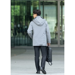 値下げしました❗️ハーフ丈　フード付きウールコート カーボンウール フード付きハーフコート - IDF | 60% - アジア