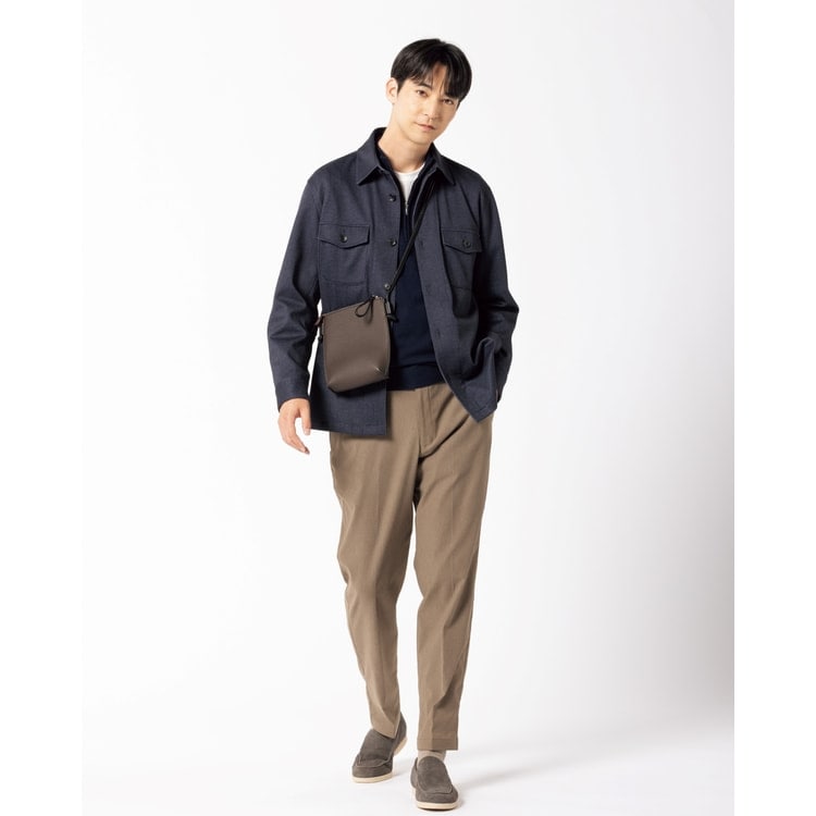 パジャマスーツ】プリントジャージージャケッツ 紺 セットアップ着用可