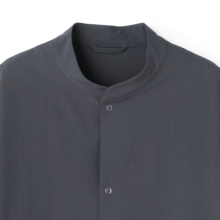 comoli20AW別珍スタンドカラージャケットセットアップ COMOLI / コモリ | シルク別珍 スタンドカラージャケット - Navy