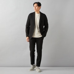 パジャマスーツ】プレミアム 日本製素材 ワッフルジャージジャケット