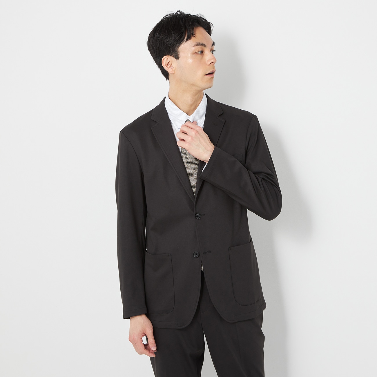 【パジャマスーツ】RENU プリントポンチジャケット セットアップ