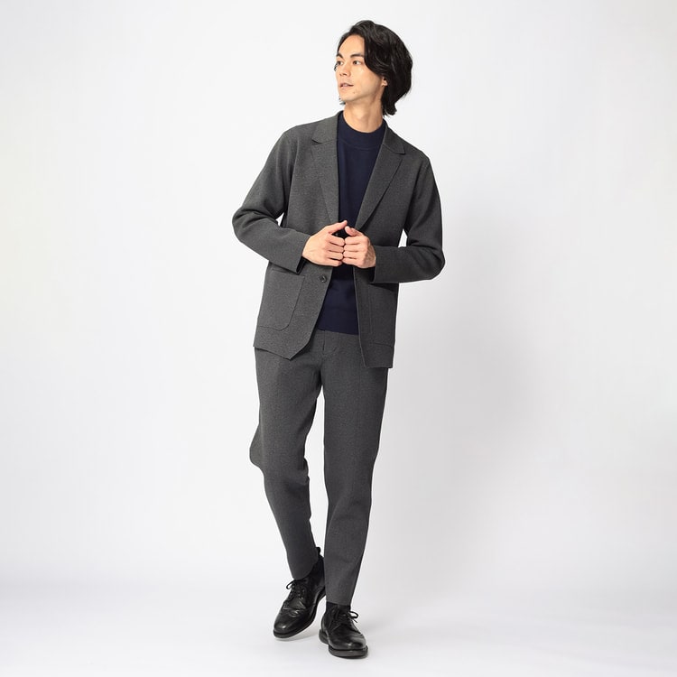 【パジャマスーツ】ミラノリブジャケット セットアップ着用可 