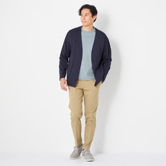 アウトレット】【パジャマスーツ】ナイロンポンチノーカラージャケット