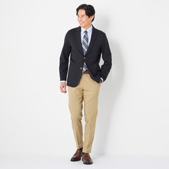 【未使用タグ付☆洗える】アオキ ナイロンポンチパジャマブレザーセット ネイビーL 未使用タグ付☆洗える】アオキ ナイロンポンチパジャマブレザー