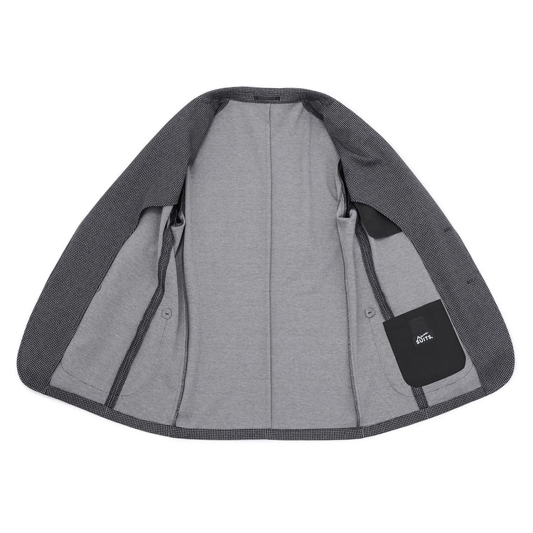 アウトレット】【パジャマスーツ】プリントジャージジャケット グレー