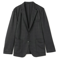 アウトレット】【パジャマスーツ】プリントジャージージャケット 黒