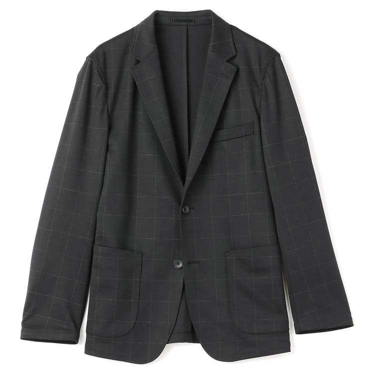 アウトレット】【パジャマスーツ】プリントジャージージャケット 黒