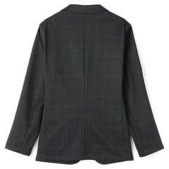 アウトレット】【パジャマスーツ】プリントジャージージャケット 黒