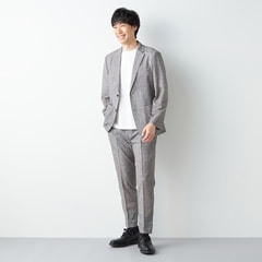パジャマスーツ】エアクール プリントメッシュジャケット ヘリンボーン