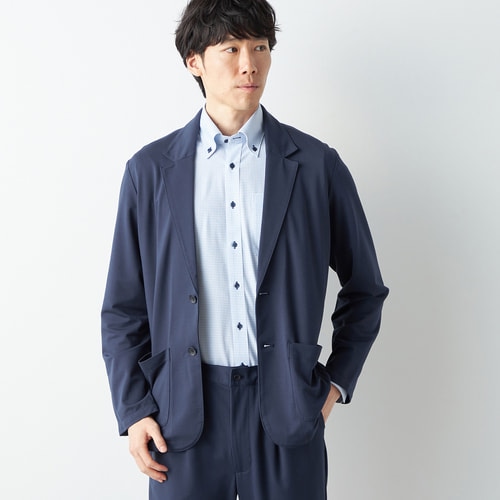 アオキ/パジャマスーツ/プレミアム>ワッフル/ジャケットパンツ アオキ/パジャマスーツ/プレミアム>ワッフル/ジャケットパンツ