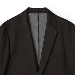 【未使用タグ付】AOKI プリントジャージミニチェック セットアップ ネイビーM パジャマスーツ】プリントジャージーブルゾン 紺無地調