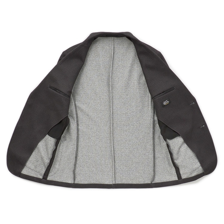 パジャマスーツ】プレミアムダウンファブリックジャケット グレー