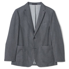 パジャマスーツ】エアクール プリントメッシュジャケット 紺