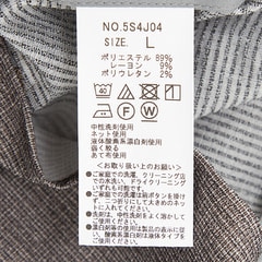 パジャマスーツ】エアクール プリントメッシュジャケット 茶