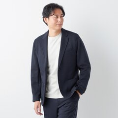 【パジャマスーツ】プレミアム AOKI疲労回復ウェア・リカバリーケアプラスジャケット 紺 セットアップ着用可